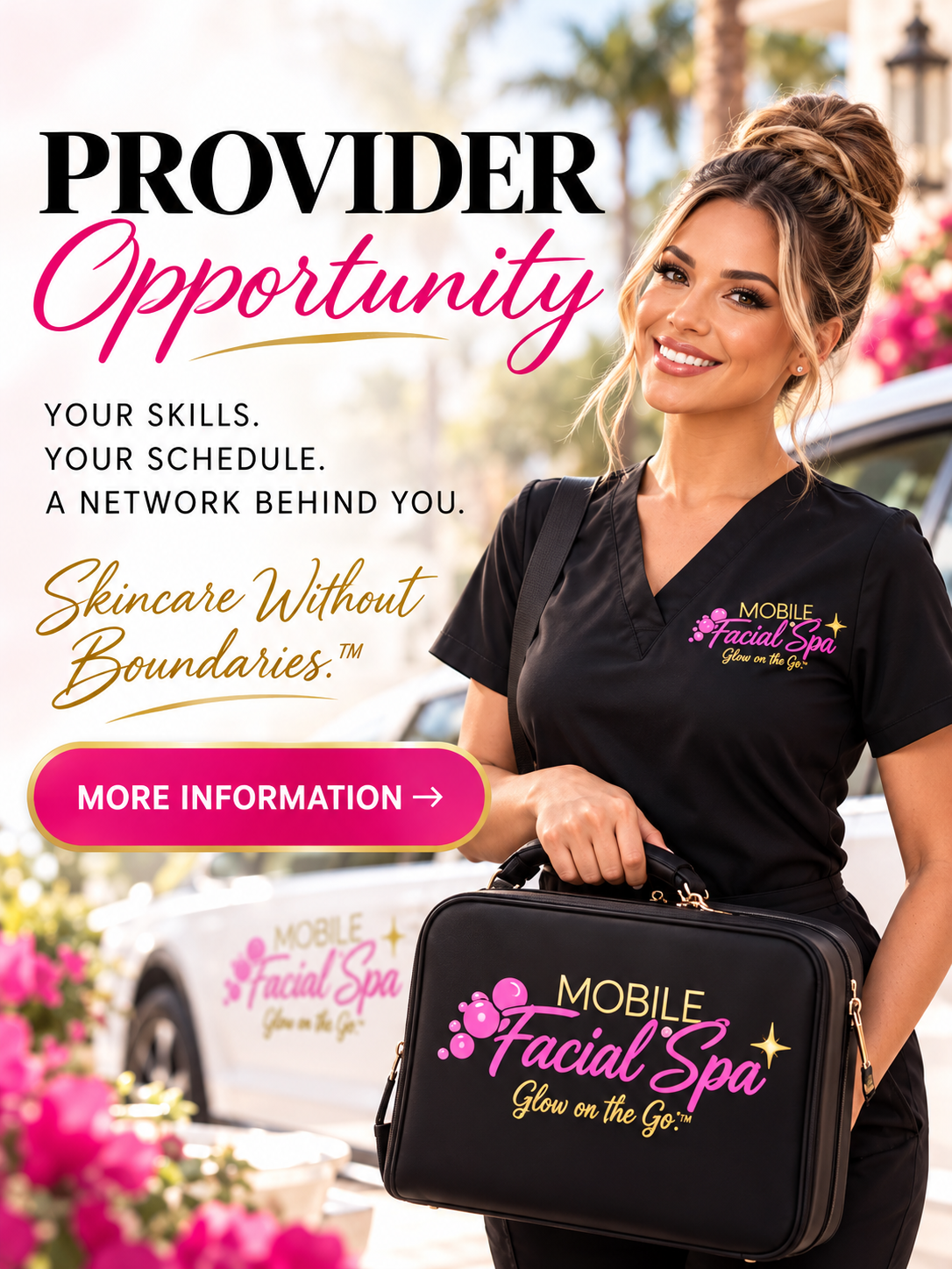 Provider Opportunity — Your Skills. Your Schedule. A Network Behind You. More Information
